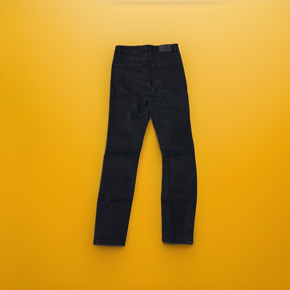 Zara Premium Denim Jeans‎ Black Skinny  Women's 4 Black High Rise 5-Pocket